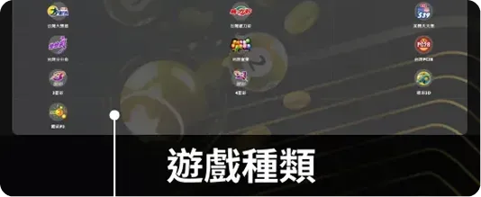 Step 3.選擇想投注的彩票類型