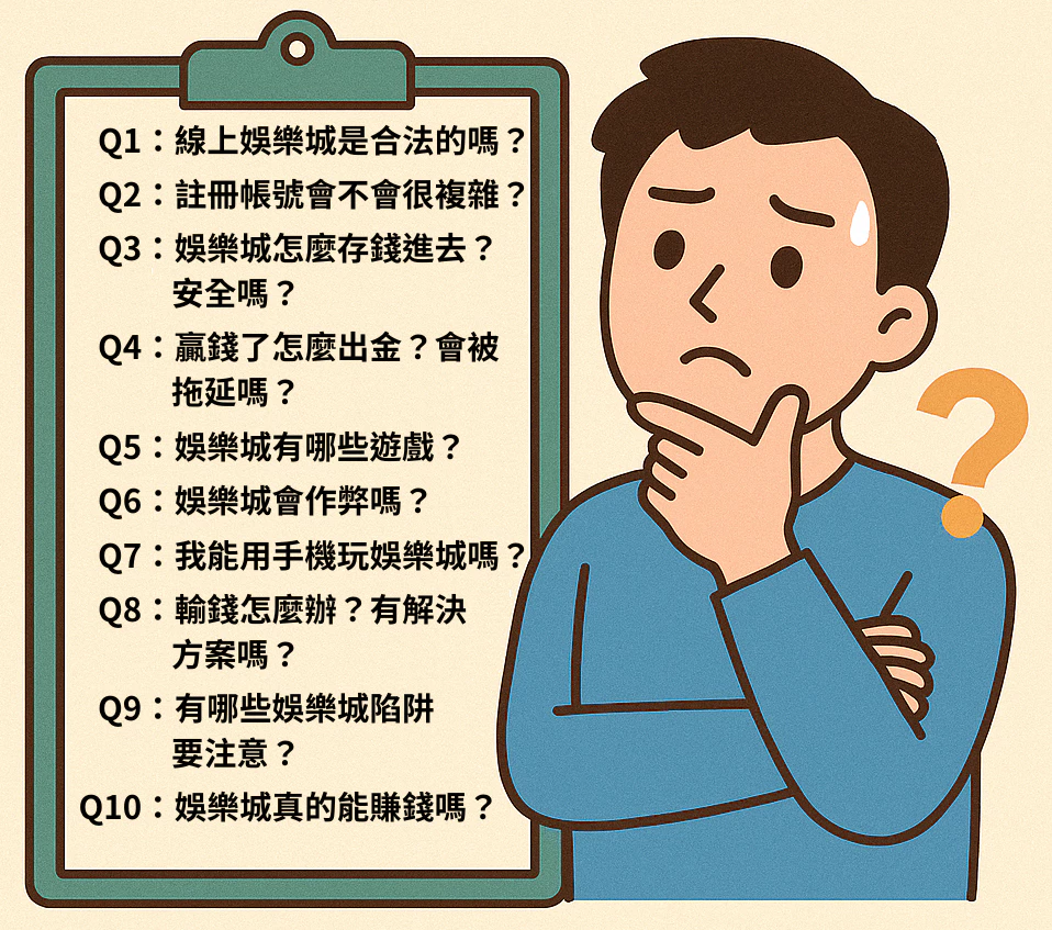 娛樂城新手問題TOP10解答，解決你所有疑慮！ (3)